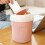 Mini lixeira de mesa com tampa basculante 1,5L 6