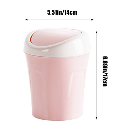 YLOMAY kitchen trash can portable 12L waste bin 1