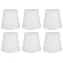 VIFERR Lot de 6 abat-jour modernes en tissu pour lampe de bureau, lustre ou applique murale, idéal pour la décoration intérieure.