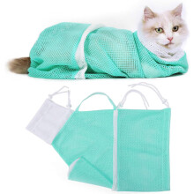 Ademende kattenbadzak van gaas met bevestigingsriem (1 stuk)
