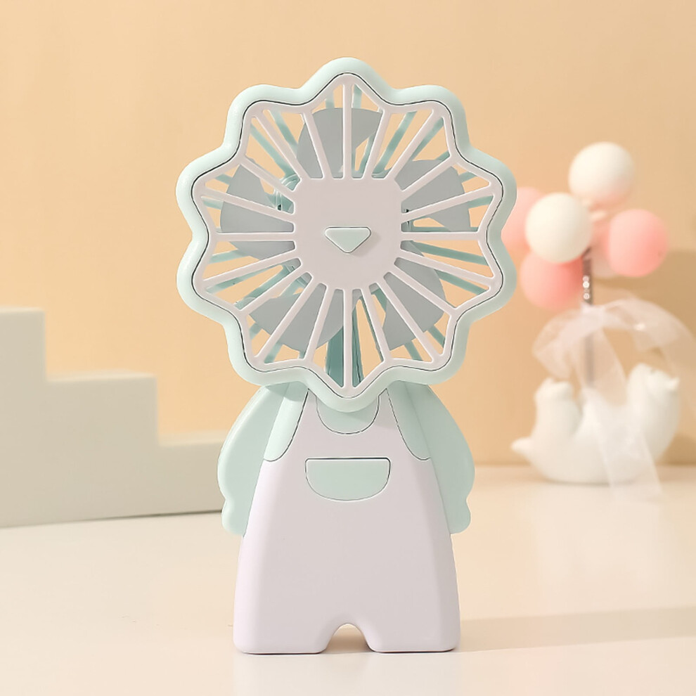 Zkccnuk Handheld Fan Portable Usb Rechargeable 3-Speed Green 946140644363