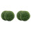 Sfera decorativa artificiale in bosso (2 pezzi) 1