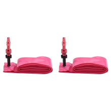 2X 700c Road Bike TPU Inner Tube with Metal Nozzle, Removable Valve Cores,External Thread Tube for 700x18-32c Tires