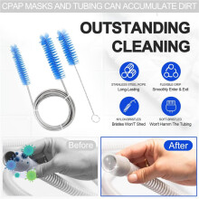 8-Piece Set of CPAP Tube Cleaning Brush, Suitable for Standard CPAP Hoses and Masks with Diameters of 15-22mm