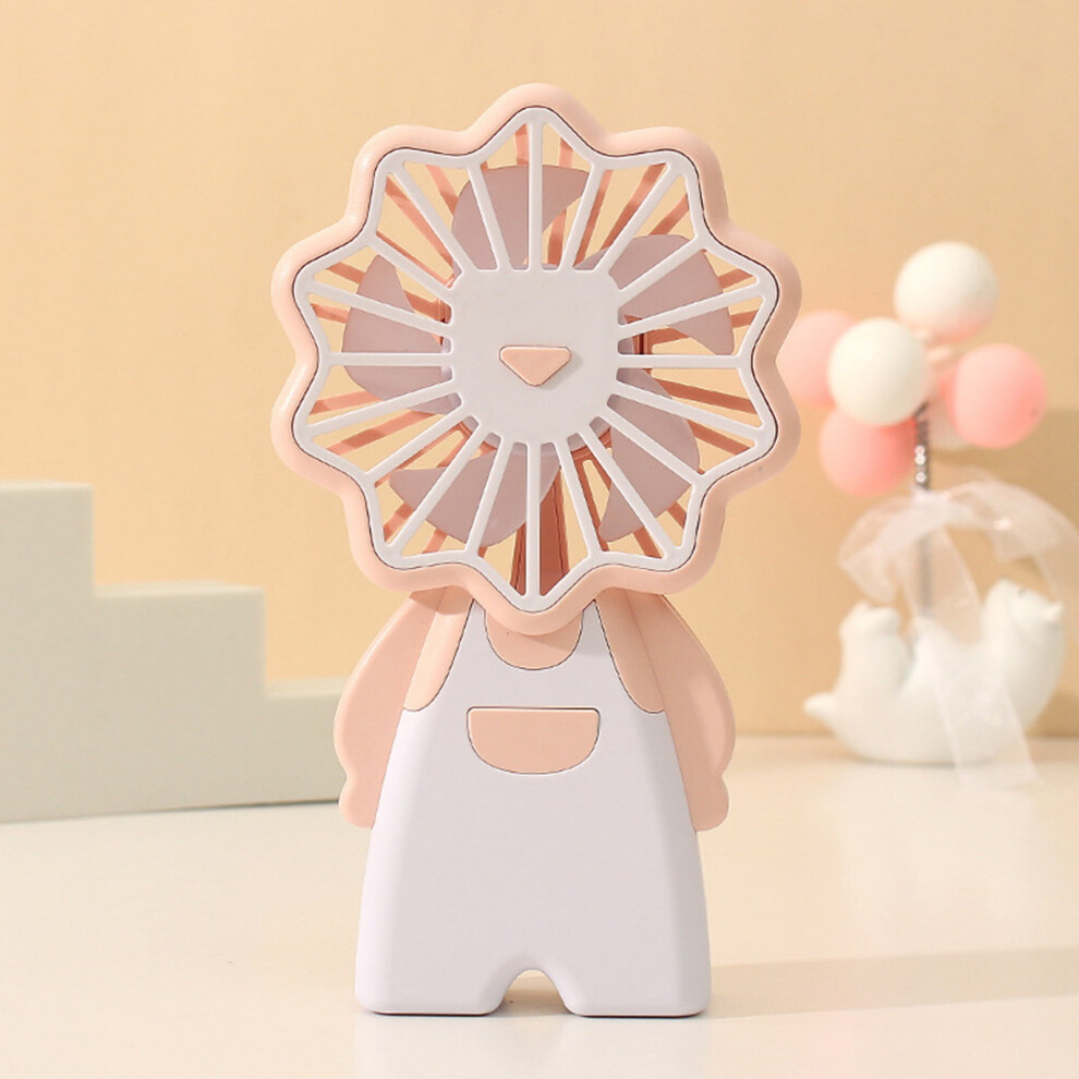 Zkccnuk Handheld Fan Portable Usb Rechargeable 3-Speed Pink 946140644387