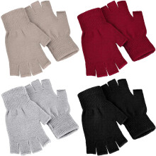 Γυναικεία πλεκτά γάντια χωρίς δάχτυλα Winter4Pairs