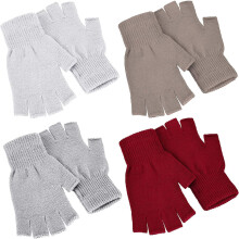Γυναικεία πλεκτά γάντια χωρίς δάχτυλα Winter4Pairs