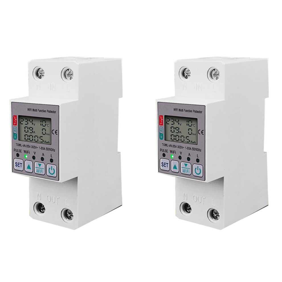Tuya Wifi Energy Meter 63A 110V/220V With Voltage Current 946140645407