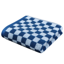 Geruite badhanddoek, zacht, sneldrogend, 30 x 14 inch