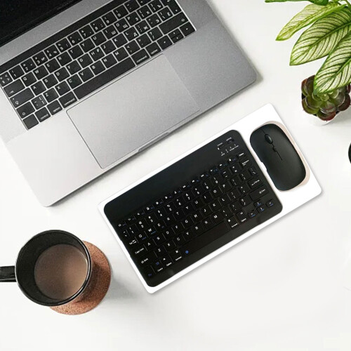 Jacenvly Bluetooth Keyboard and Mouse Set for Mobile and 1