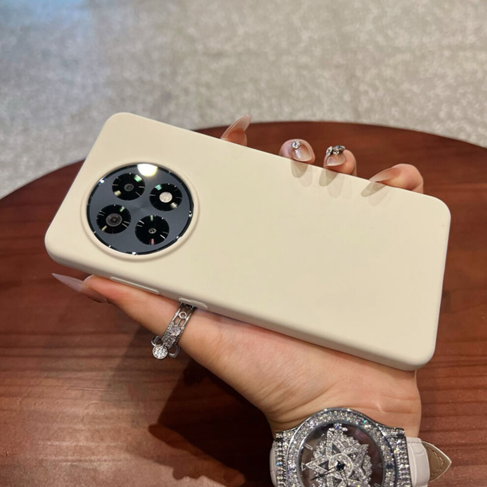 (Desert ) For Oneplus Ace 5 5G / Ace 5 Pro 5G Case Skin-Friendly Liquid Silicone + Pc Phone Cover Gold 6914293919274