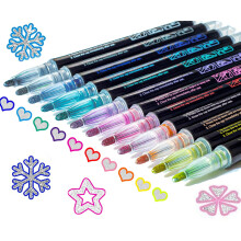 Pennarelli metallici Shimmer Outline - Confezione da 12