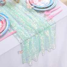 Rithire Tábla Sequin Bainise Breithlá Saoire 12x72 orlach
