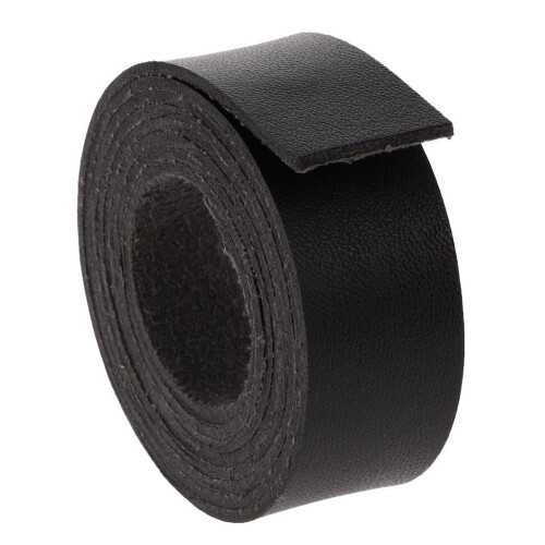 Läderrem Svart 2 cm Bredd 2 meter