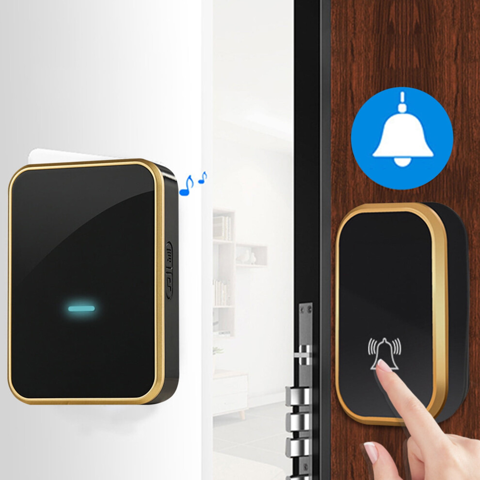 Wireless Doorbell With 45 Melodies And Led Flash 656Ft Range 946140644905