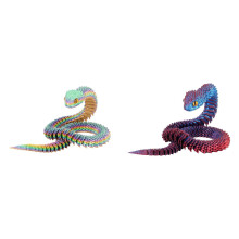 Serpent articulé imprimé en 3D (2 pièces)