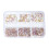 Neglesten blandede farver 100 stk. 1