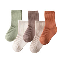 Chaussettes montantes pour tout-petits, en coton extensible, unisexe, 5 paires, taille XL