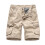 Herr Khaki Cargo Shorts Extra Large 1