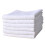 Toalhas de mão de algodão branco, 25 x 25 cm (9,84 x 9,84 polegadas), pacote com 6 unidades. 1