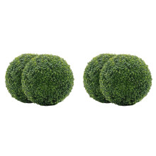 Liathróid Topiary Boxwood Liathróid Maisiúil Saorga 2 phíosa