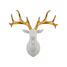 3D-wandsculptuur van een hertenkop, decoratie voor thuis of op kantoor