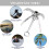 GoXteam Grappling Hook Stainless Steel 4-Claw Folding 7