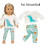 Conjunto de roupas para boneca reborn Aonerit de 45 cm (18 polegadas) 1