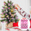 Feimajia Mini Christmas Ornaments 3CM 24PCS Pink 1