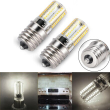 Lämmin valkoinen LED-lamppu E17 110V silikoni maissilamppu 72SMD