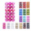 Hot Pink Christmas Balls Shatterproof 36pcs 1