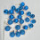 Christmas Ball Ornaments Sky Blue 24 pcs 1