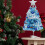 Avtoify Mini Christmas Tree Blue Desktop Decoration 1