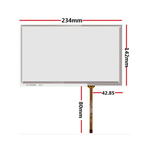 10.1 inch resistive touch screen 234x142mm