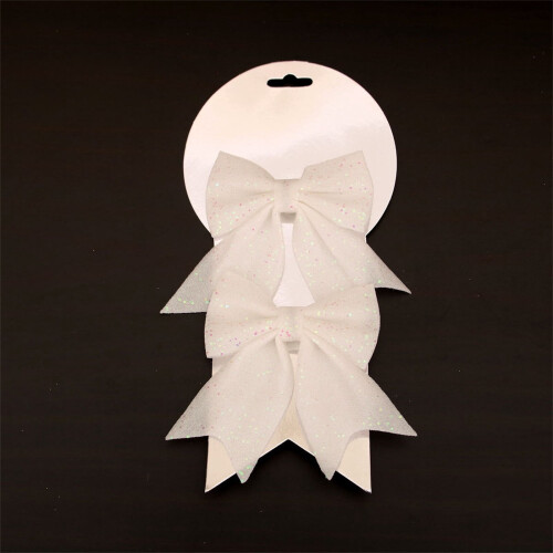 Weihnachtsbaumschmuck-Schleifen-Geschenkbox-Set (2-teilig)