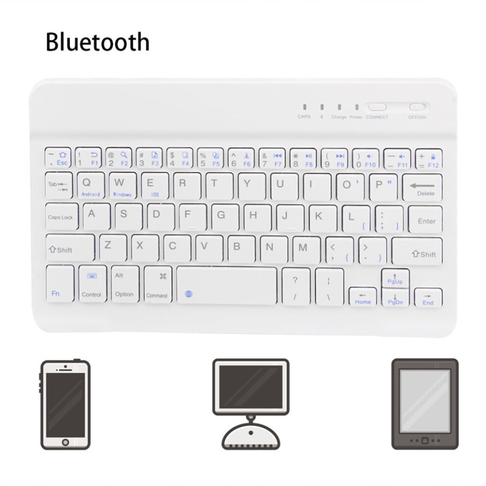 Slim Wireless Bluetooth Keyboard For Imac Ipad Android 900881858526
