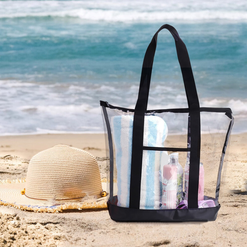 Extra Large Clear Cosmetic Bag PVC Toiletry Tote