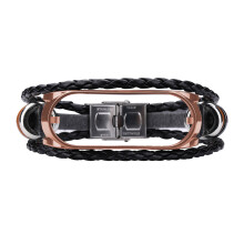 DGOO Mi 6 replacement leather beaded bracelet strap