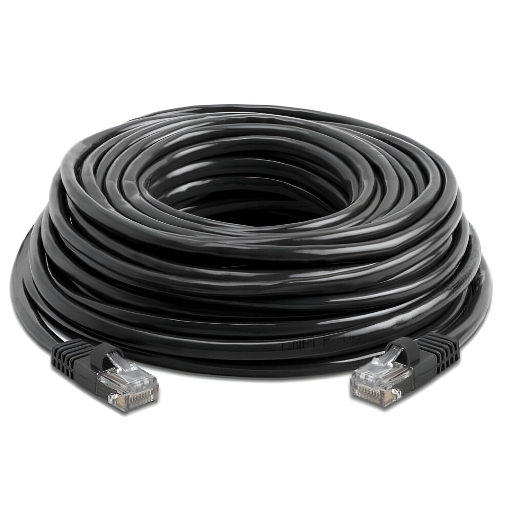 Cat6 Ethernet Patch Cable 200 Ft Black 940684136605