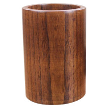 Porte-ustensiles rond en bois (1 pièce)