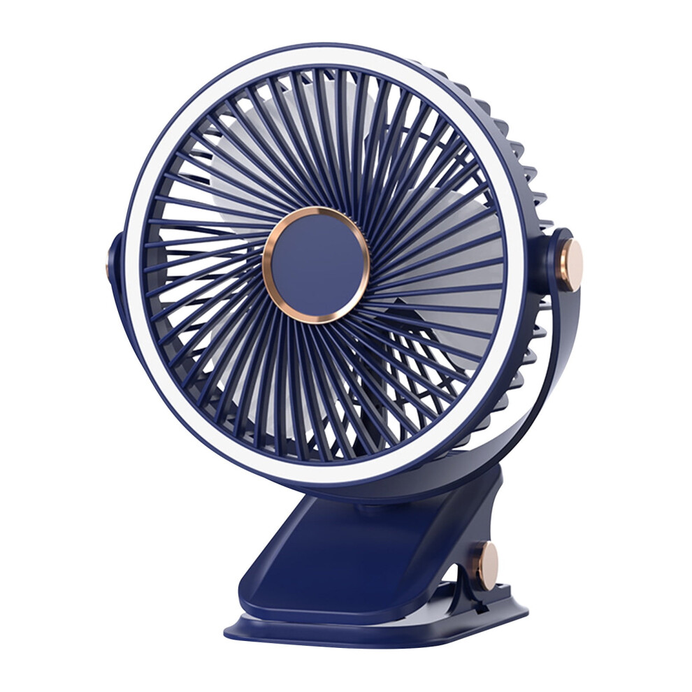 Desktop Clip Fan With Night Light 12V Quiet Strong Airflow 969218989098