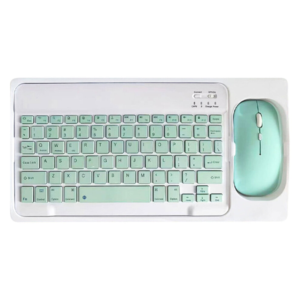 Xiaole Bluetooth Keyboard And Mouse Combo Mint Green 900881864442