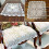 Handmade Crochet Tablecloth Vintage Cotton White Square 8