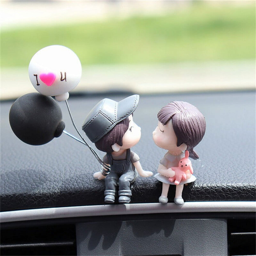 Car Dashboard Ornament Cartoon Couple Figure 940684141999
