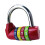 Digital Combination Padlock 4-Digit Red 1