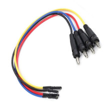 Banana Plug Jumper Wires Kit,16pcs 4mm Stackable Breadboard Jumper Test Lead,Male to Female,Universal Breakout Test Lead