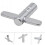 EZLIFE drum tuning key metal silver 20g 3