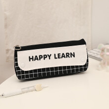 Avtoify Canvas Pencil Case Large Capacity Simple Design