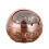 Vintage winddichte metalen asbak met deksel 1