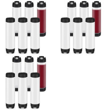 18 Pcs 16 Oz Condiment Squeeze Bottles Inverted Plastic Squeeze Bottle for Sauces Refillable Tip Large Valve Dispenser